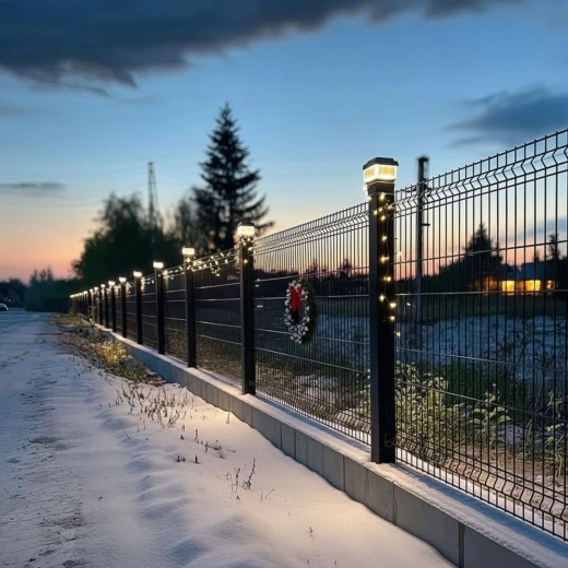 Piirdeaia ja aia valgustus