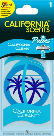 Riputatav paberist autolõhnastaja California Scents Palm California Clean