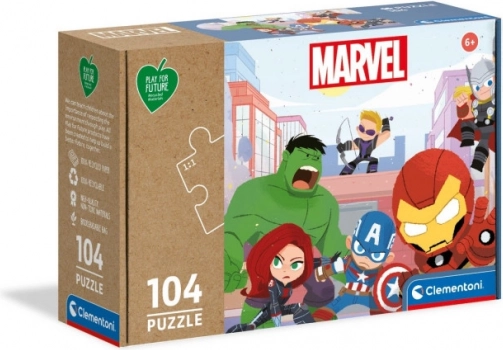 Pusle CLEMENTONI Play for Future Marvel Avengers 104 tükki