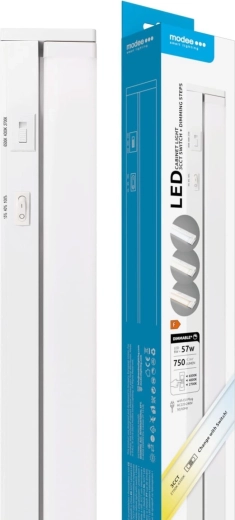 Modee LED kappvalgusti 8 W, 556 mm, 750 lm, 3CCT lüliti ja hämardiga