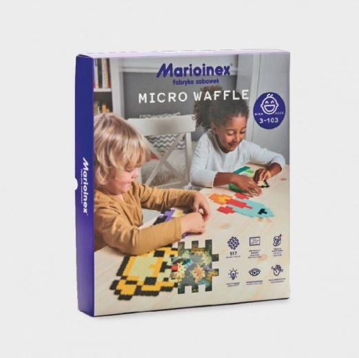 Loov ehituskomplekt Micro Waffle 517 tk