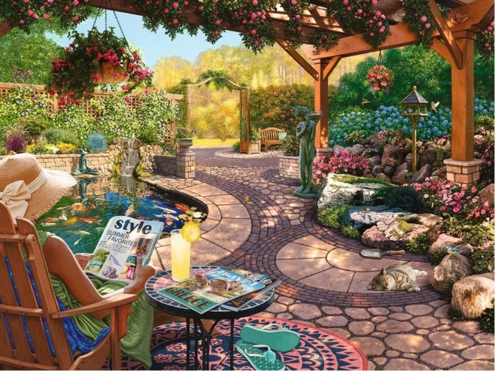 Ravensburger pusle Cozy Backyard Bliss 750 tükki