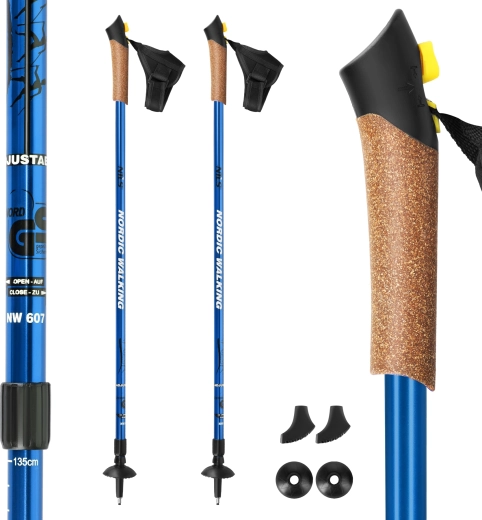 Nordic walking'u kepid NILS Extreme NW607 sinised