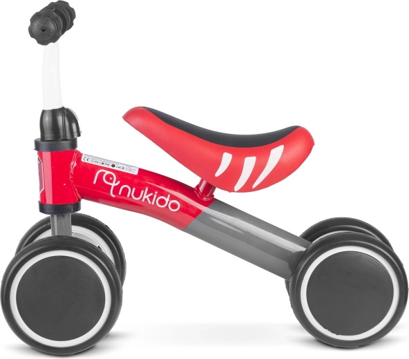 Comfortable soft saddle and safe grips