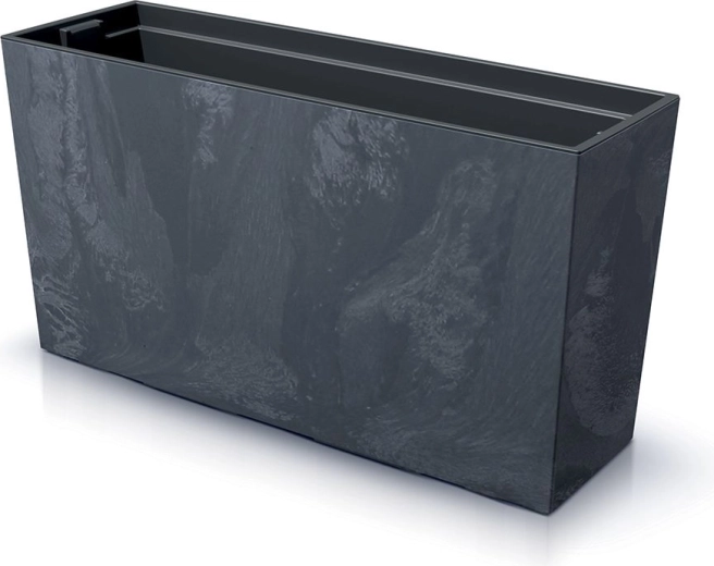 Lillekast URBI CASE Beton Effect M sisuga 77 cm antratsiit