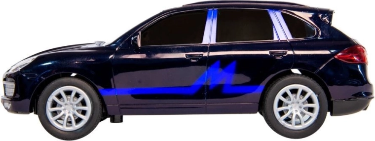 Kiire kaugjuhtimisega auto tumendatud akende ja sinise graafikaga – 1 tk
