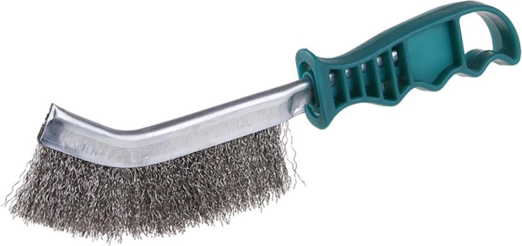PUNK Hand Wire Brush with Crimped Stainless Steel Wire