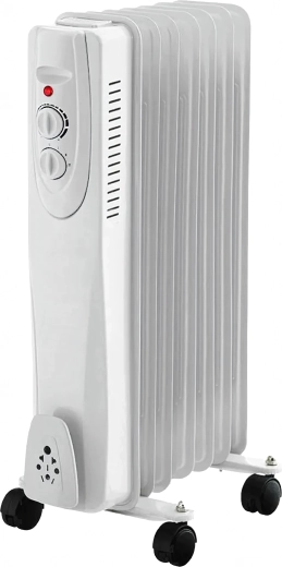 Elektriline õliradiaator 1500 W termostaadiga, 7 lamedikku