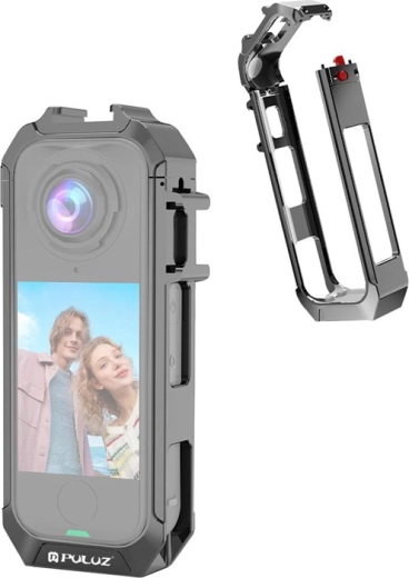Puluz metallist kaitseümbris Insta360 X4 Airile, hall