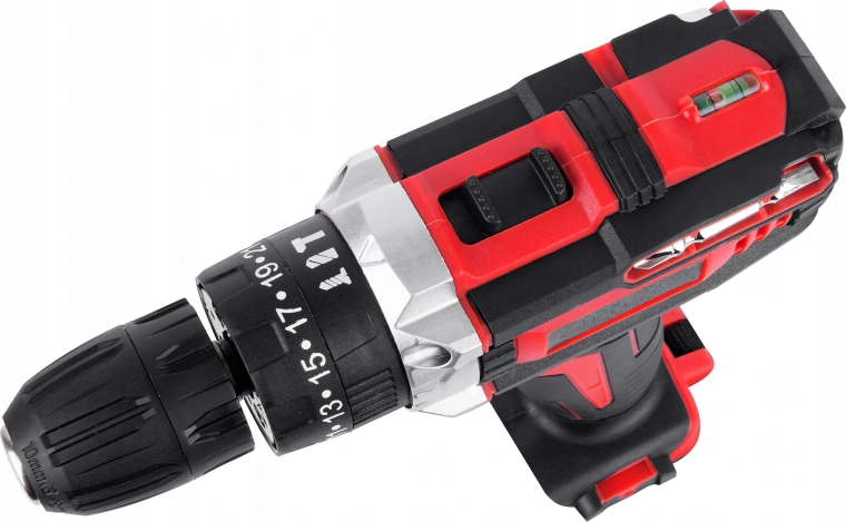 Cordless Drill/Driver 18 V with Case, 2× Batteries and LED Light