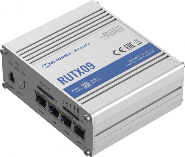 Tööstuslik LTE-A ruuter Teltonika RUTX09