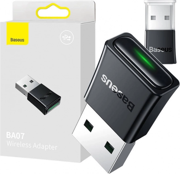 Baseuse juhtmevaba USB-adapter, must