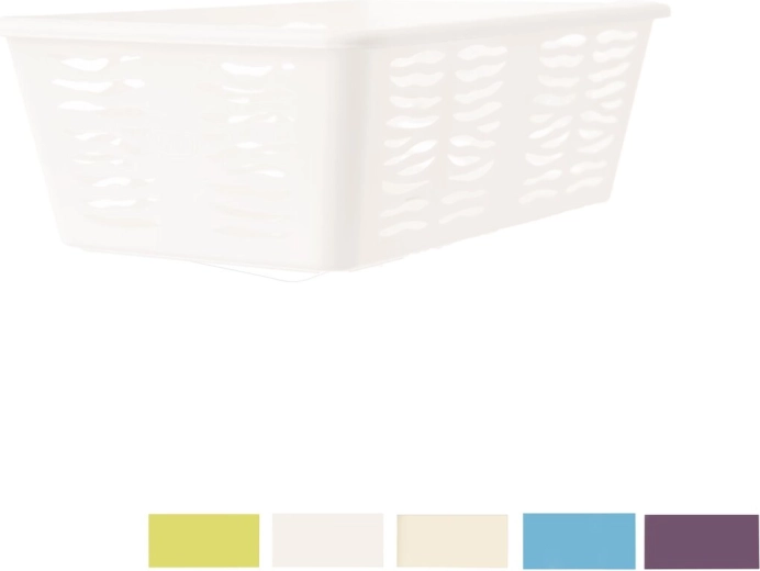 Hoiukorv Zebra – plastist organiseerija, värvivalik 25 × 15,8 × 8,1 cm