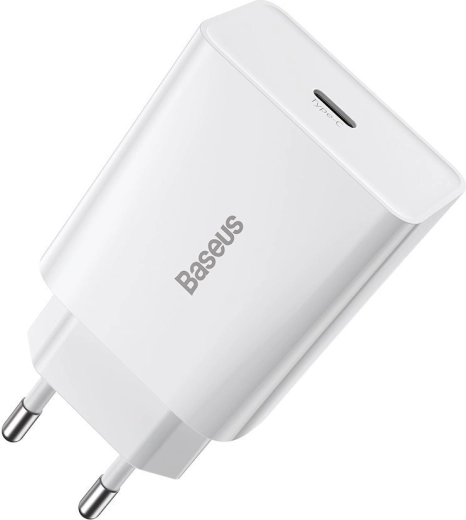 Baseus Speed Mini kiirlaadija USB‑C PD 20 W valge