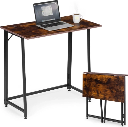 Kokkupandav kirjutuslaud 80 × 45 cm loft-stiilis MODERNHOME