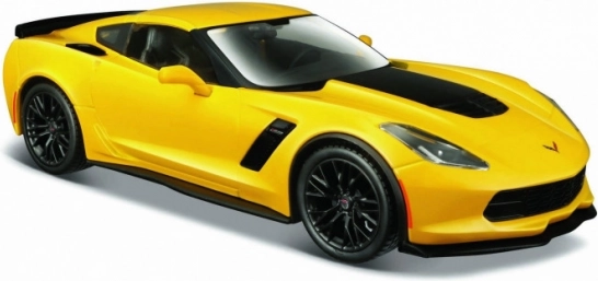 Maisto Corvette Z06 metallmudel 1:24 kollane