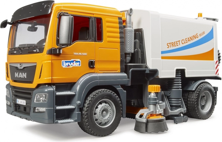 BRUDER MAN TGS tänavapuhastusauto 1:16