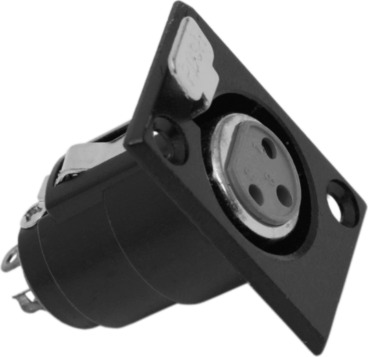 Sisseehitatav 3-pooluseline XLR-pesa