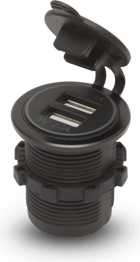 Kaks USB-porti laadimiseks