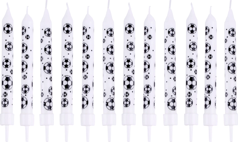 Tordiküünlad jalgpalliteemalise alusega 8 cm, 24 tk