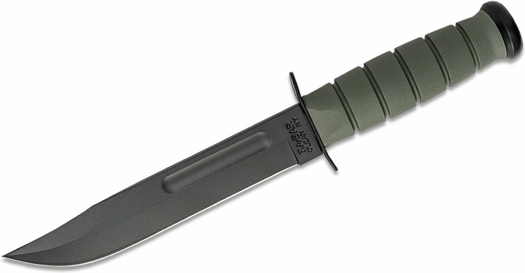 KA-BAR Full Size Foliage Green taktikaline nuga 18 cm plasttupiga