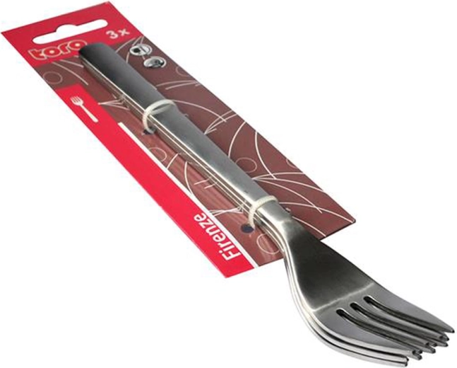 Roostevabast terasest söögikahvel TORO Firenze, komplekt 3 tk