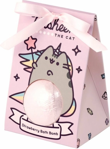 Pusheen The Cat vannipommid, maasikalõhnaga, 6×55 g