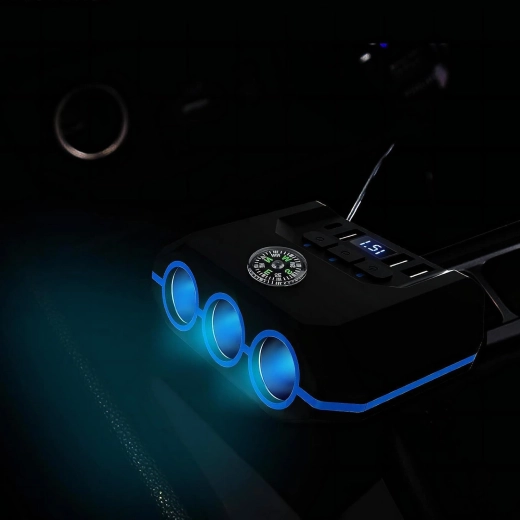 LED-voltmeeter pinge kontrolliks sõidukis (12 V / 24 V)