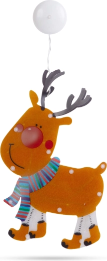 LED Reindeer Window Decoration 28 × 17 cm
