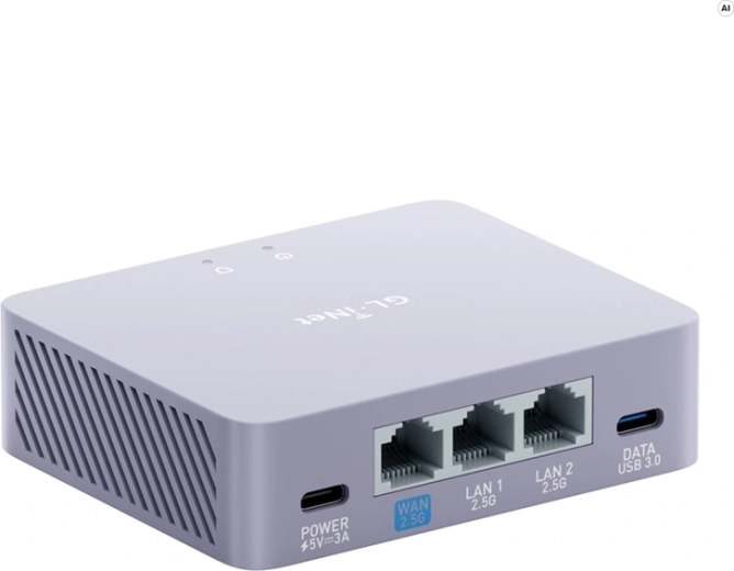 3× 2,5GbE ja USB-C 3.0 laiendamiseks