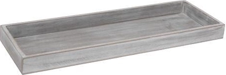 Puidust dekoratiivne kandik 40 × 14 × 3 cm, hall
