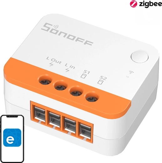 Sonoff ZBMINIL2 nutikas mini lüliti Zigbee 3.0 ilma nulljuhtmeta