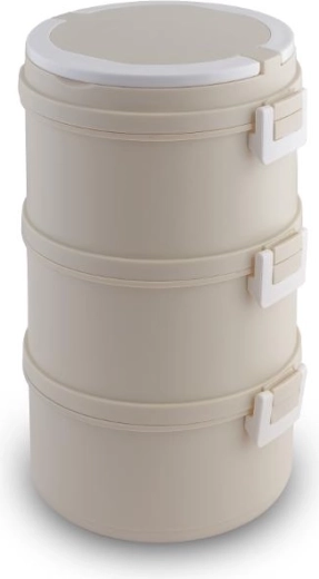 Lamart Care kolmekorruseline toidukarp 3 × 700 ml