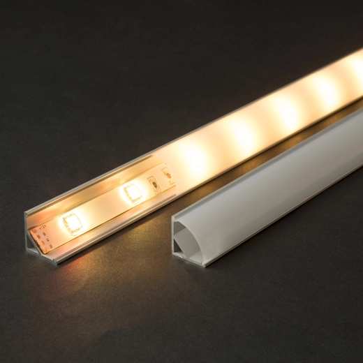Alumiiniumist U-profiil LED-ribadele, 1 m