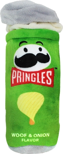Pringlesi roheline piiksuv koeramänguasi