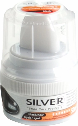 Silver iselustuv jalatsikreem aplikaatoriga, must 50 ml