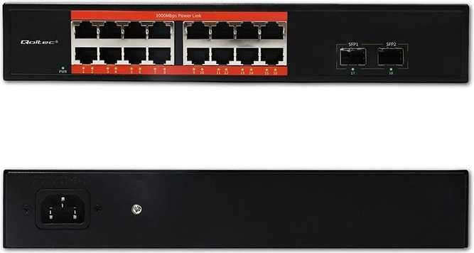 16× PoE porti seadmete lihtsaks toiteks