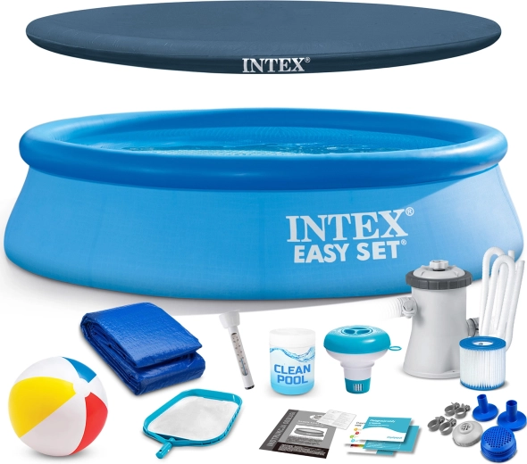 Maapealne isekandev bassein Intex Easy Set 244 × 61 cm koos tarvikutega