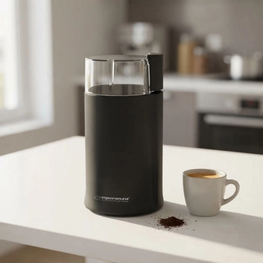 Freshly ground coffee