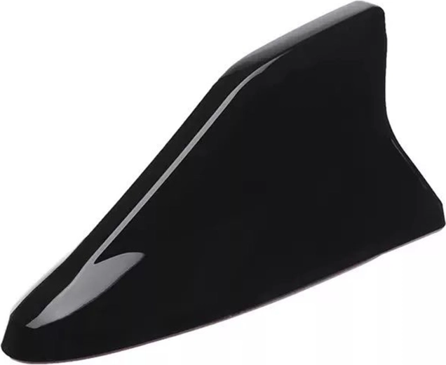Black shark fin roof antenna