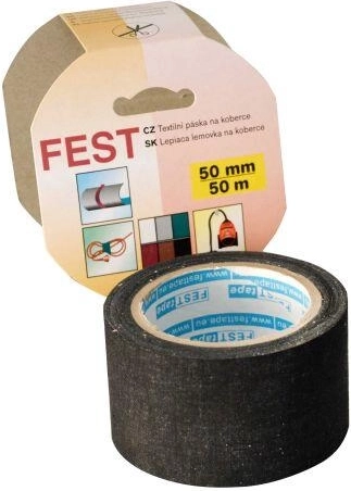 Tekstiilist vaibateip 50 mm × 50 m, hall