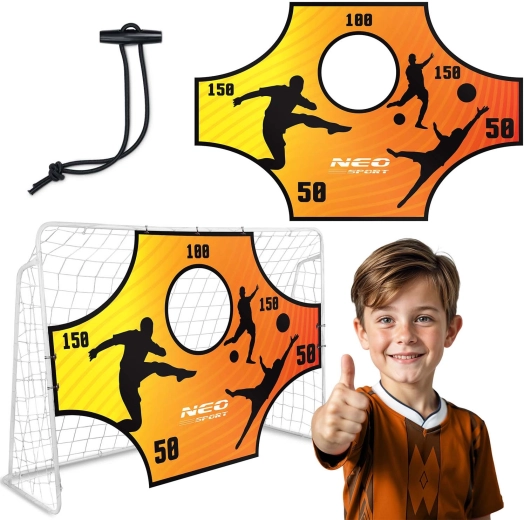 Treeningvõrk jalgpalliväravale Neo-Sport 180 x 120 cm