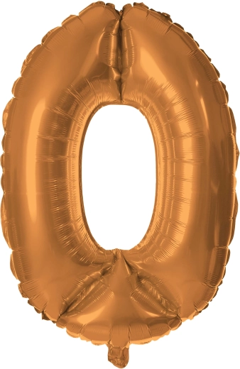 Fooliumõhupall TORO number 0, 30 cm, pronksvärv