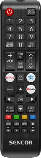 Originaalne Sencor SLE Tizen Basic Remote V1 IR-kaugjuhtimispult