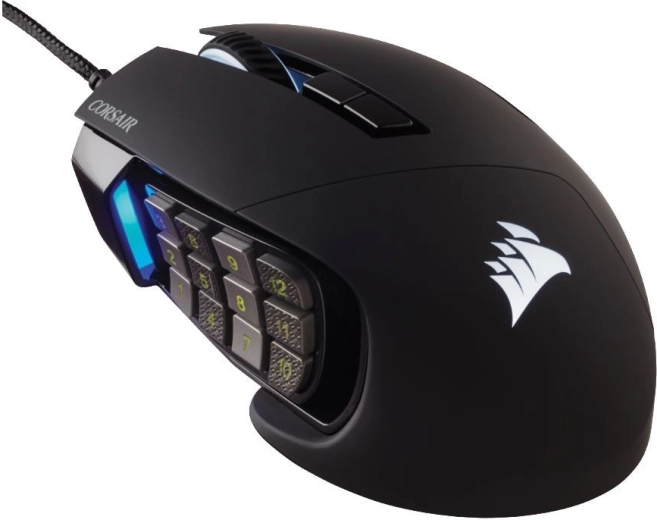 Mänguhiir Corsair Scimitar RGB Elite 18 000 DPI, must