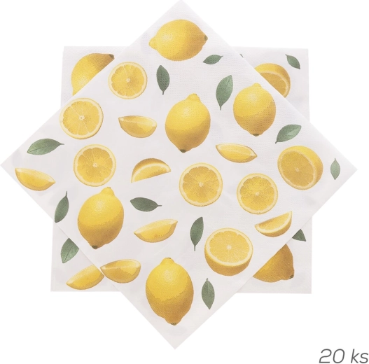 Pabersalvrätikud Limepop 33 × 33 cm (20 tk)