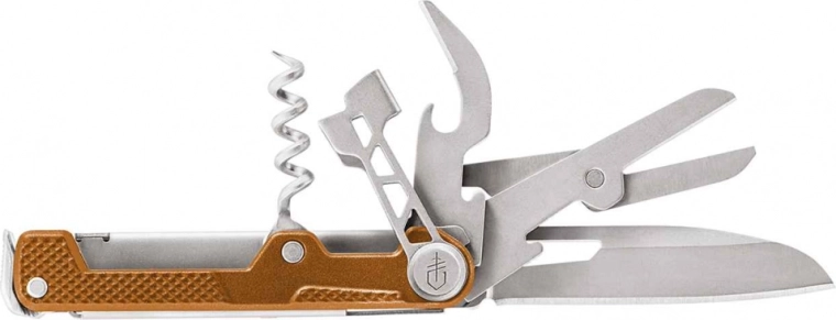 Gerber ArmBar Cork Orange – multifunktsionaalne nuga 6,5 cm, 9 funktsiooni