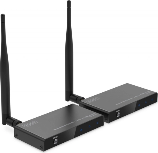 Digitus juhtmevaba HDMI extender ja splitter 100 m (Full HD 1080p/60 Hz, 5 GHz, HDCP 1.3) – komplekt