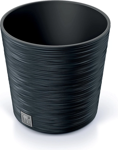 Lillepott FURU Round 25 cm antratsiit