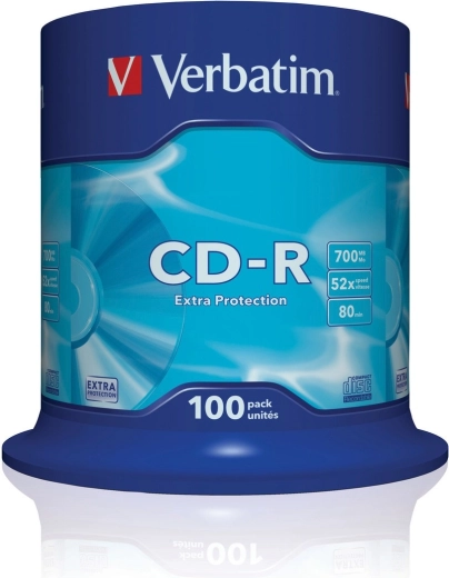 Verbatim CD-R Extra Protection 700 MB 52x - 100 pcs